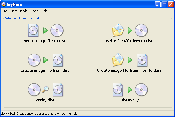 ImgBurn Screenshot